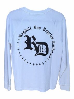 ✨ Ragdoll Los Angeles Iconic Graphic Raglan Long Sleeve Tee – Size XS NWT! ✨